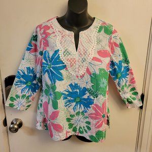 Talbots Floral Tunic